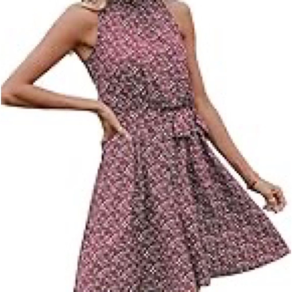 Red Flowered Dress